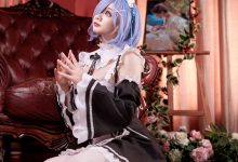 阿雪雪 -  蕾姆女仆 [87P+3V-1.06GB]-妹子图