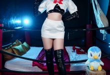 ZinieQ – NO.018 Dawn Pokemon in Team Rocket costume[42P-20V-516.9M]-妹子图