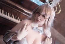 阿半今天很开心-蔚蓝档案-兔茜[47P+7V-348MB]-妹子图