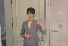 陆萱萱紫色制服拍摄花絮 [3V-1.69G]-妹子图