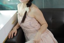 [IESS异思趣向] 2024.08.05 丝享家 1812 小婕《藕粉吊带裙》[88P-58.6M]-妹子图