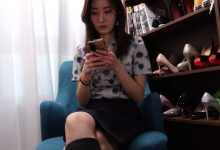 A&F NO.173 Xiaoyu-南航空姐制服黑长靴展示裸足 第1部[1V／1.48GB]-妹子图