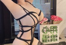 小九九 朋友圈套图黑色绑带『46P-0.5G』-妹子图