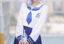 Seya狮砸-原神-绫华JK[6P-55MB]-妹子图