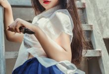 yuuhui玉汇 (Kokuhui) – 天台猫猫+黑犬机器人女友[32P-151.6M]-妹子图