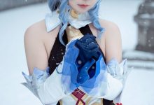 虎森森 – 原神 甘雨 雪景[42P-298.2M]-妹子图