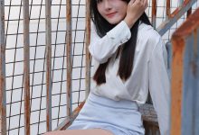 [IESS异思趣向] 2024.11.08 丝享家 1893 婉萍《蓝色短裙（上）》[80P-90MB]-妹子图