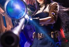 Hane Ame 雨波_沙福林 – 24年12月订阅 英雄联盟 凱特琳 [28P+2V-322MB]-妹子图