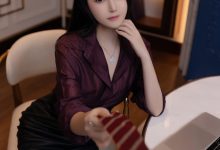 鱼子酱《紫色衬衫》原版写真 [120P-1.39G]-妹子图