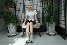 A&F NO.227 yangqianqian-百褶裙白棉袜展示她的可爱小脚 第1部[1V／3.61GB]-妹子图