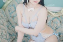 霜月shimo –  Blue Lingerie[41P-309.5M]-妹子图