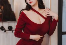 雪晴Astra –  红裙黑丝小娇妻 [65P+2V-1.68G]-妹子图