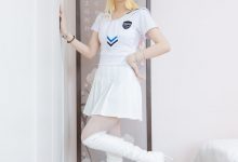 [BoBoSocks袜啵啵]NO.495 小甜豆 高跟长靴、白棉袜、薄白丝[150P+1V／5.92GB]-妹子图