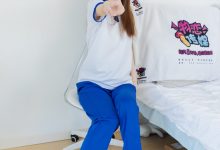 物恋传媒 NO.2301 曲奇-板鞋、白短棉袜、裸足、校服[150P-1V-3.4G]-妹子图