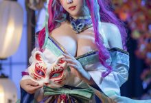 KANEKO_咔喵 –  英雄联盟 灵魂莲华 阿狸[17P+1V-541.7M]-妹子图