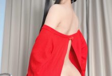 布丁大法 – 红色露屁衣[45P+5V-331M]-妹子图