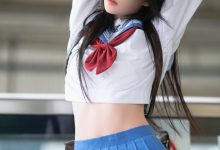 桜桃喵 – 地铁JK [33P-527MB]-妹子图