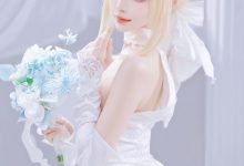 Shika小鹿鹿 –  FGO Saber花嫁[22P-284.5M]-妹子图