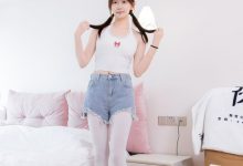 BoBoSocks袜啵啵 No.582 香菜-高跟鞋、厚白丝、裸足 [152P1V-5.82GB]-妹子图