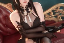 Natsuko夏夏子 –  碧蓝航线 镇海旗袍[76P-498M]-妹子图