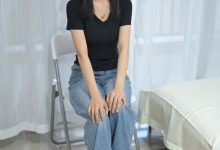 凝思摄影 NO.002 木木-T恤、短白袜、平底鞋[140P+1V／4.68GB]-妹子图