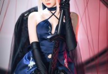 焖焖碳-FGO-黑Saber三破礼服[30P-182MB]-妹子图