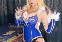 洛璃 LoLiSAMA – FGO 白枪呆兔女郎 [57P-929.1M]-妹子图