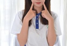 凝思摄影 No.026 铃铃-校服、连裤白丝、室内鞋 [150P1V-4.85GB]-妹子图