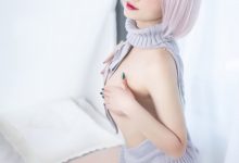洛璃LoLiSAMA-玛修露背毛衣[23P-136MB]-妹子图