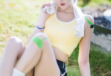 瓜希酱-灵笼-白月魁运动服[15P-49MB]-妹子图