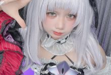 PoppaChan –  Murasaki Shion Dress[88P+10V-1.09G]-妹子图