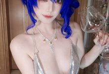 蜜汁猫裘-碧蓝航线-圣路易斯礼服自拍[16P+1V-1.23G]-妹子图