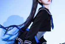 G44不会受伤 –  Solarain BLUE-蓝色袖章[30P-451.9M]-妹子图