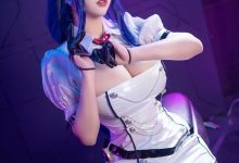 菌烨tako –  原神 雷电将军赛车[12P-203.5M]-妹子图