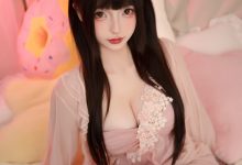 神楽坂真冬 – 高跟睡袍 [75P+2V-649M]-妹子图