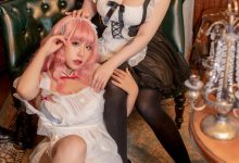 皮皮奶可可爱了啦&喵零 –   双人女仆 [24P-331MB]-妹子图