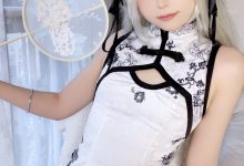 Quan冉有点饿 –  缘之空 穹妹旗袍自拍[27P-100.9M]-妹子图