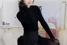 BoBoSocks袜啵啵 No.668 香菜-平底鞋、厚黑丝五指袜、黑丝手套 [179P1V-6.83GB]-妹子图