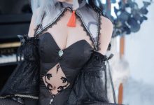 封疆疆v –  原神 申鹤同人黑婚纱 [20P-239.7M]-妹子图
