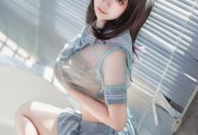 阿雪雪 – 蓝色JK[56P-1.03G]-妹子图