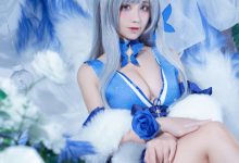 九曲Jean –  碧蓝航线 信浓礼服[9P-64.8M]-妹子图