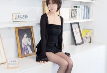 BoBoSocks袜啵啵 No.704 小甜豆-高跟鞋、薄黑丝、黑丝淋酸奶 [166P1V-6.63GB]-妹子图