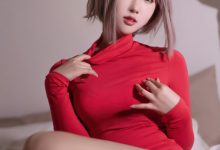 羽生三未 –  私房红毛衣-妹子图