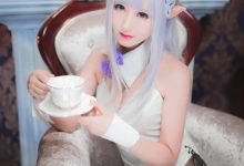 羽生三未 –  从零开始的异世界生活 艾米莉亚兔女郎-妹子图