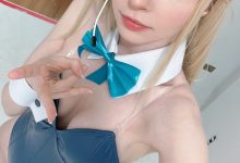 Peach milky – Asuma Toki Bunny Suit-妹子图