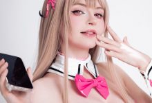 Peach milky – Viper Bunny Suit (NIKKE)-妹子图