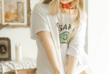 幼水铃衣 – NO.019 黄豆粉-妹子图