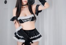 轩萧学姐 – NO.107 黑魔女圣诞-妹子图