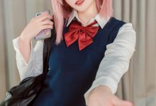 Natsuko夏夏子 – NO.113 2.5次元的诱惑-天乃莉莉纱校服-妹子图