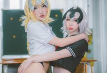 西园寺南歌 – NO.054 黑白贞德 JK制服-妹子图